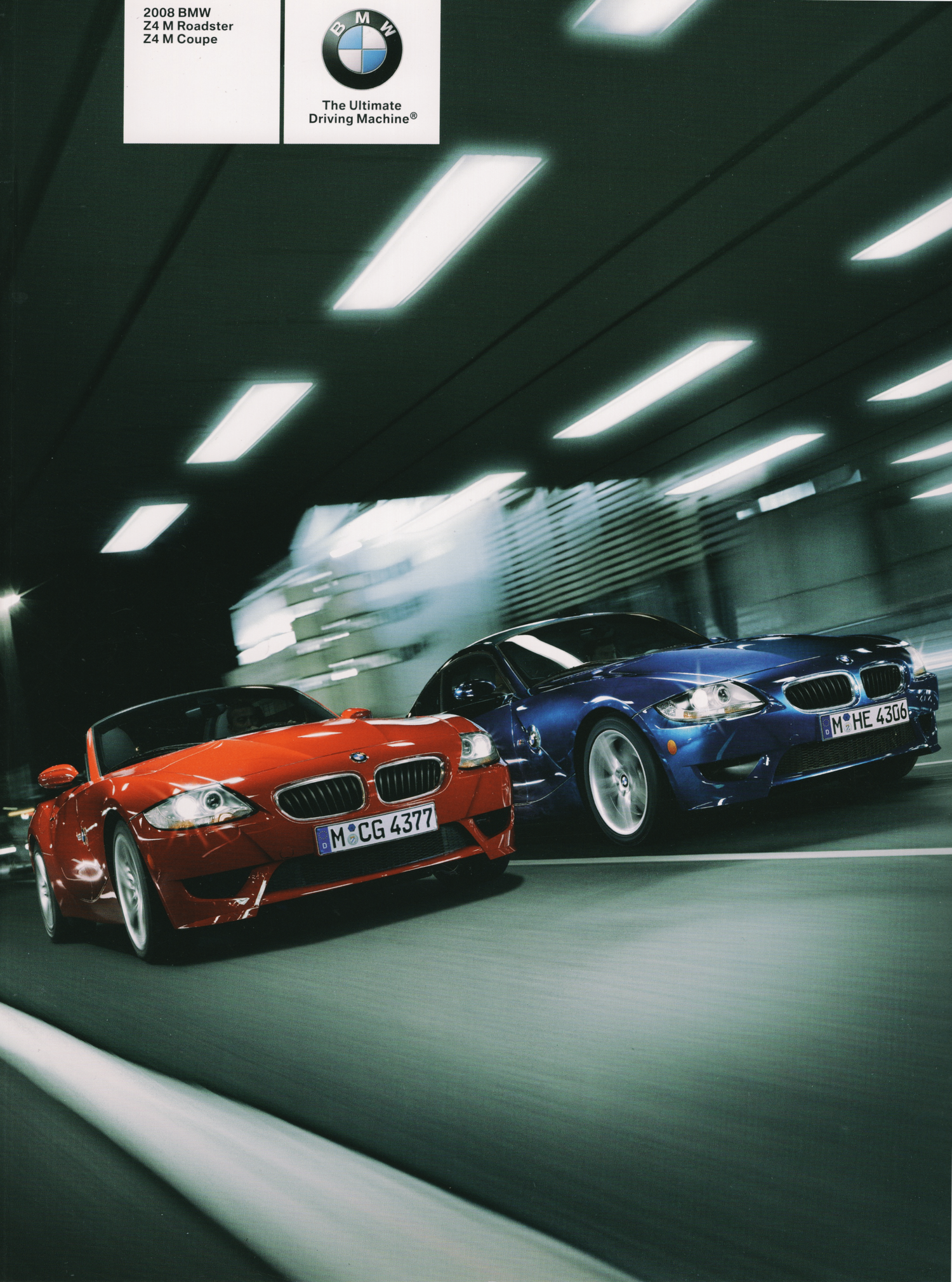 BMW-Z4 M Coupe M Roadster, 2008-Dealership-Sales-Brochure