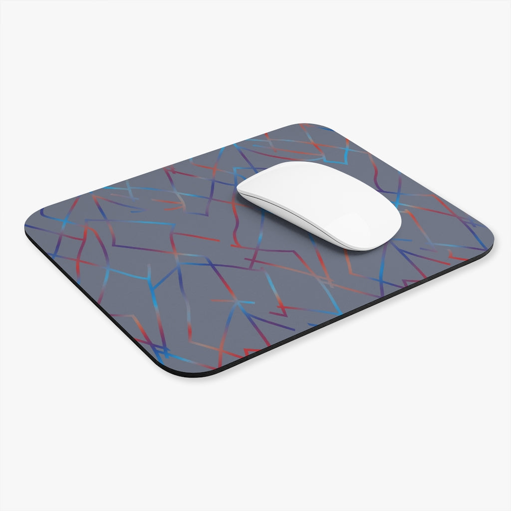 Motorsport Cross Mouse Pad, Gray