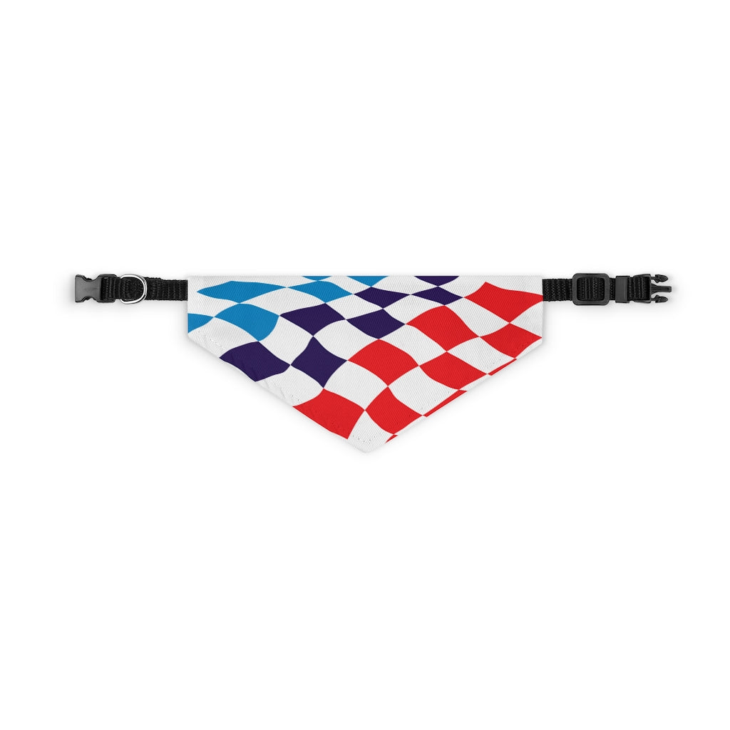 Motorsport Flag Pet Bandana Collar