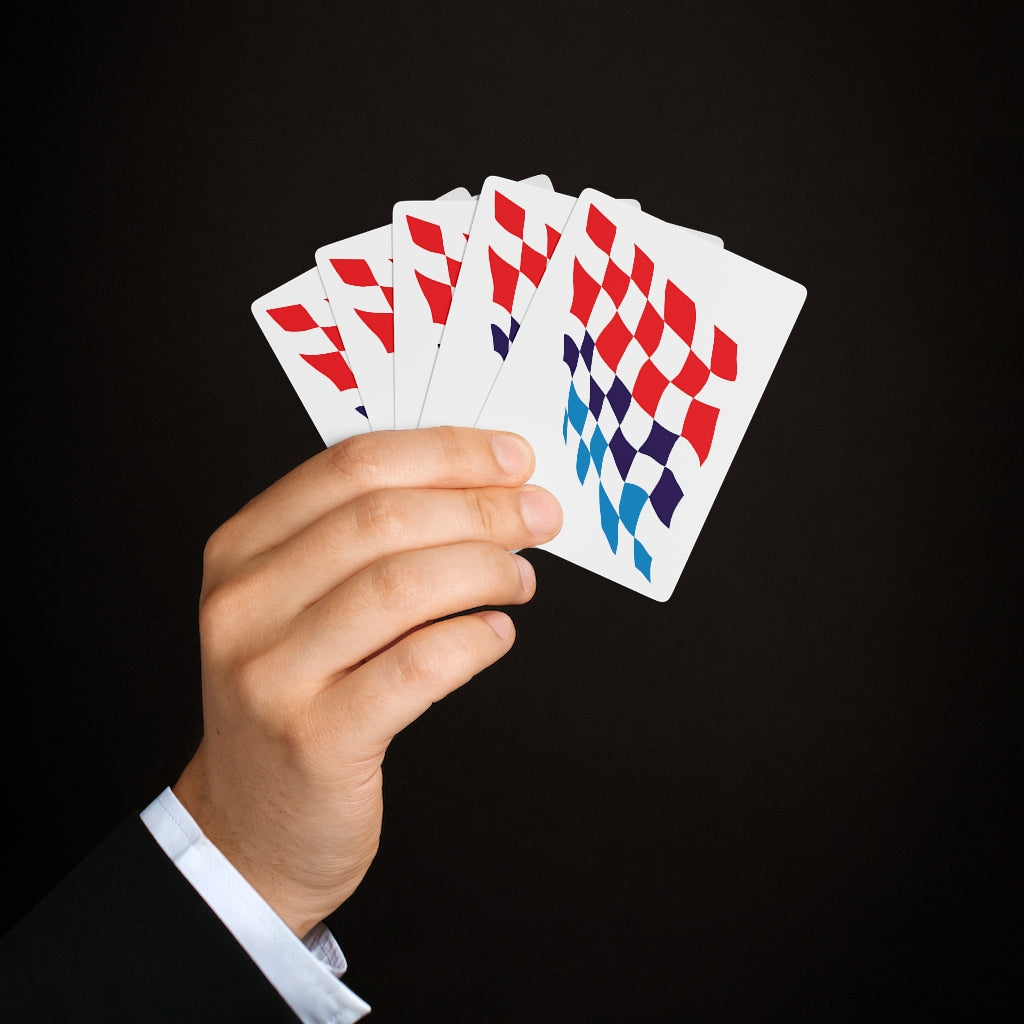 Motorsport Flag Poker Cards