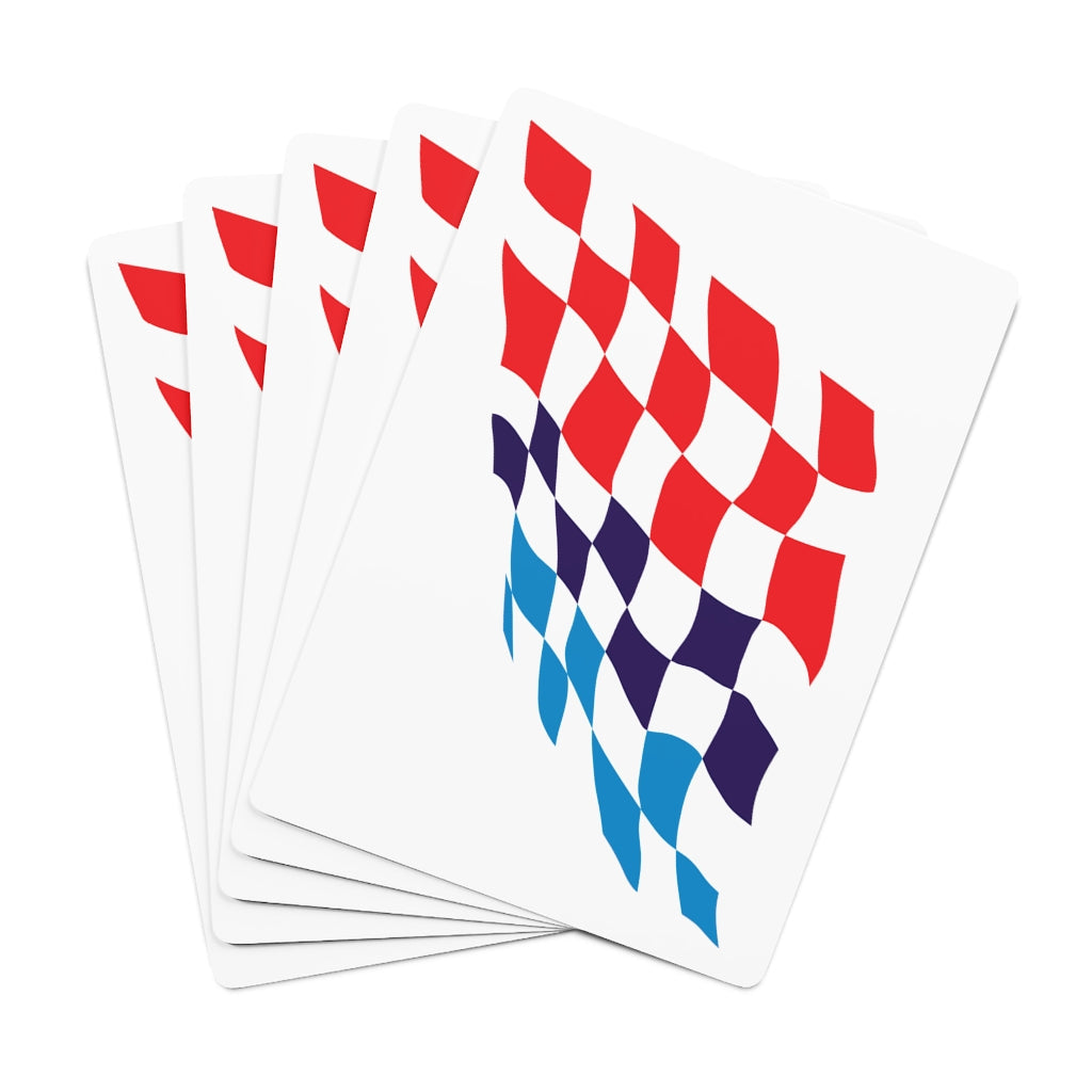 Motorsport Flag Poker Cards