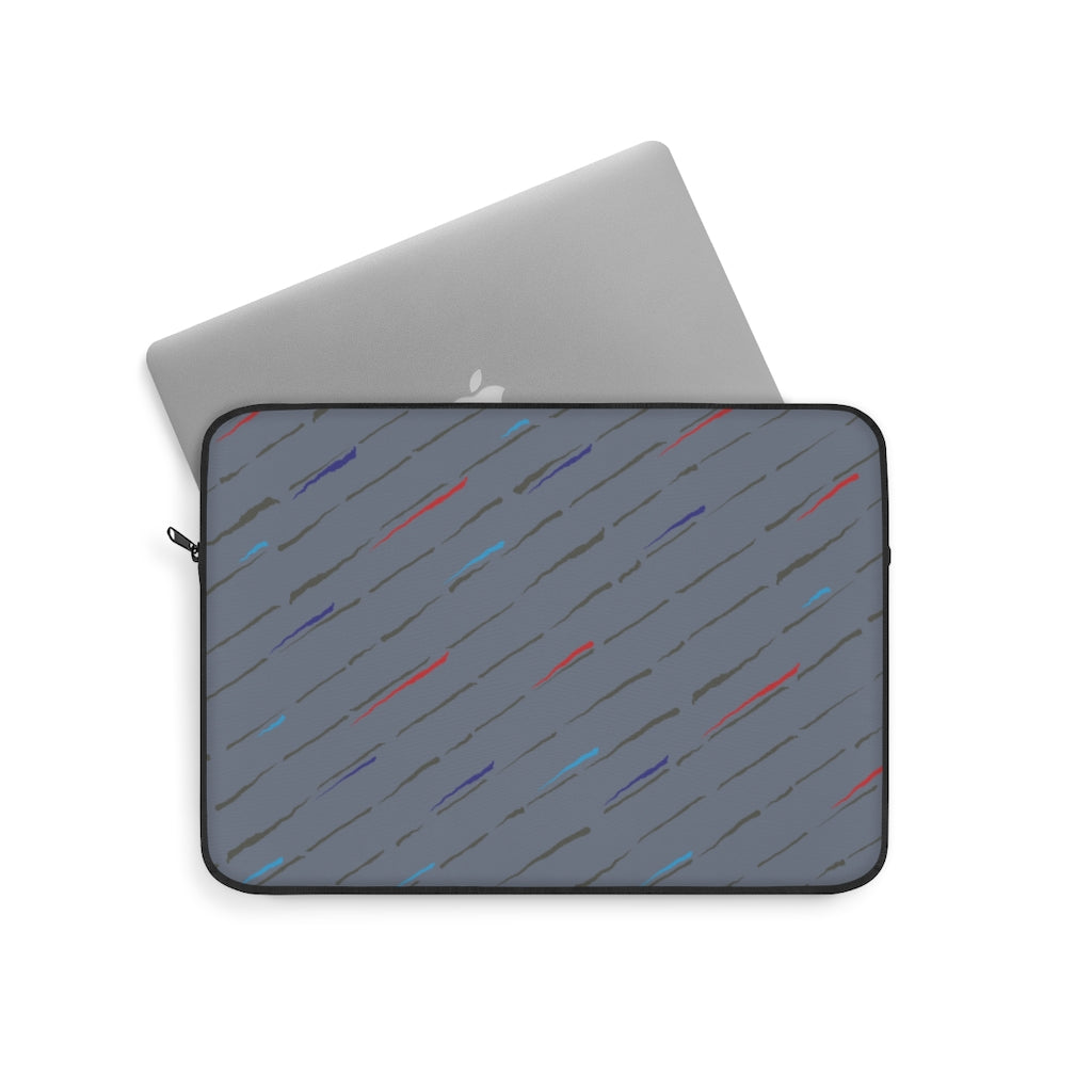 Motorsport Rain Gray Laptop Sleeve