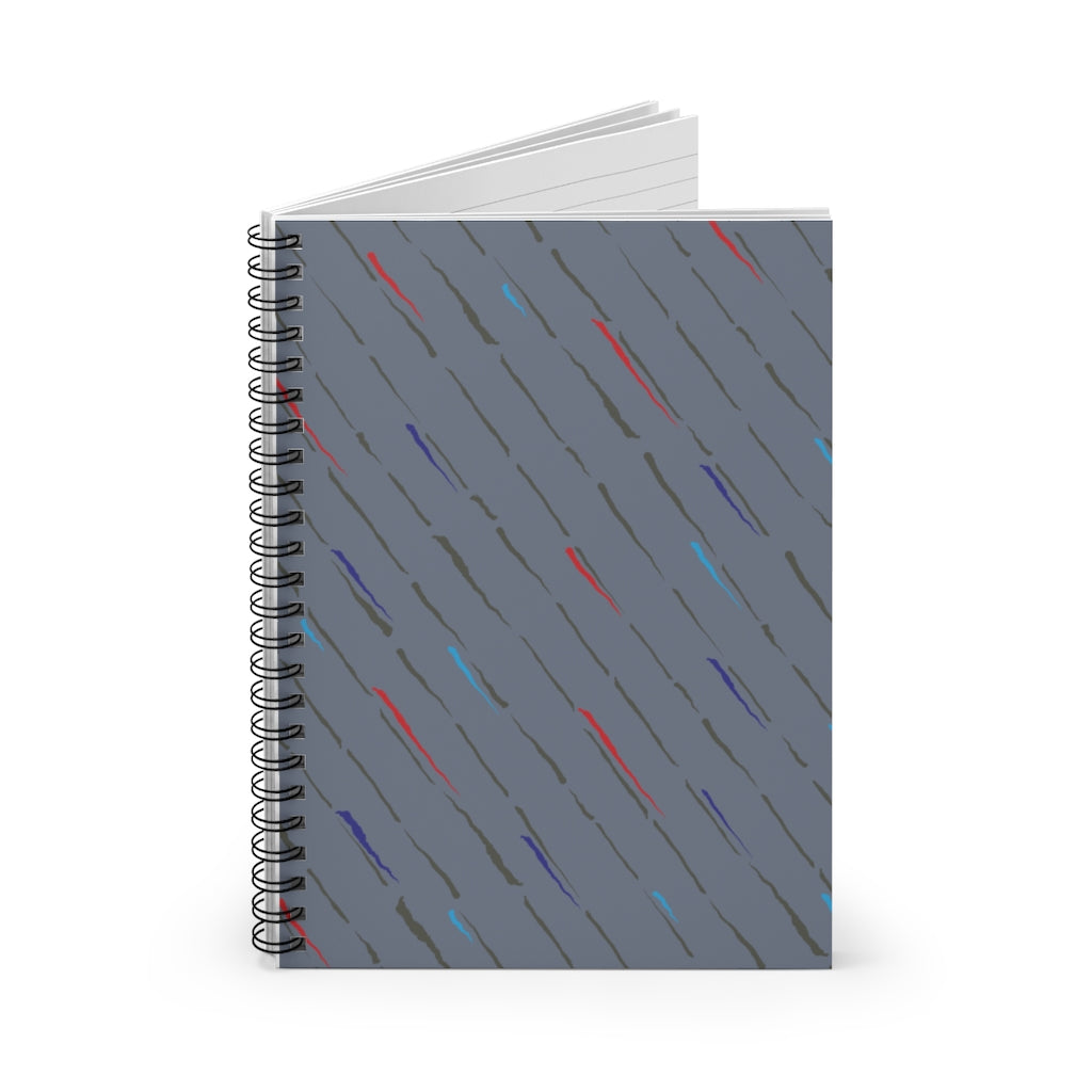 Motorsport Rain Gray Notebook