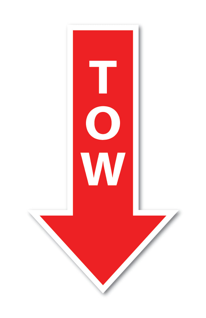 BIMMERtips motorsport tow arrow magnet